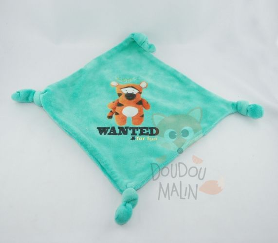  baby comforter tigger wanted for fun green blue orange 